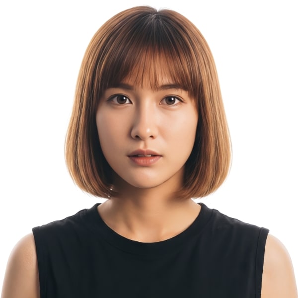 マナカの実写ポートレート